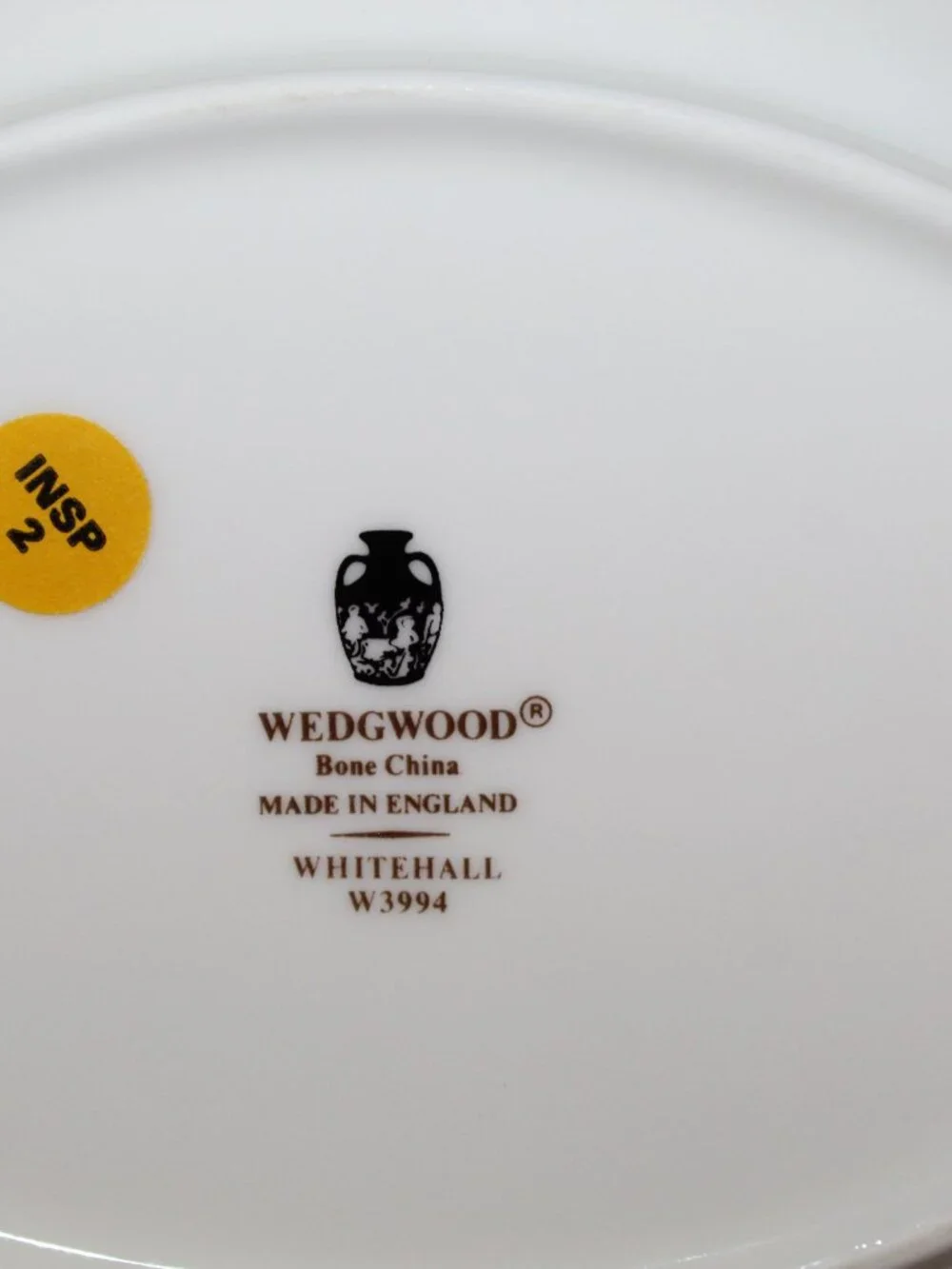 Wedgwood Whitehall W3994 Bone China Powder Ruby Demitasse Underplate